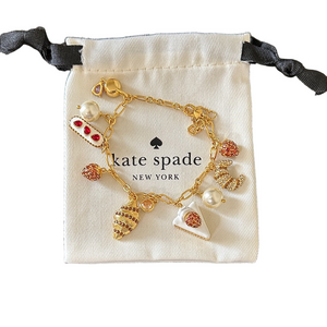Kate Spade Gold Patisserie Charm Bracelet